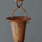 06-Copper fared cup rain chain